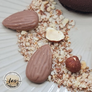 Entremet vanille praliné