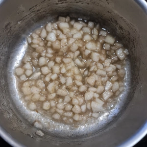 Buchette poire marron