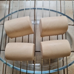 Buchette poire marron