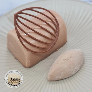 Buchette poire marron