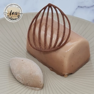 Buchette poire marron