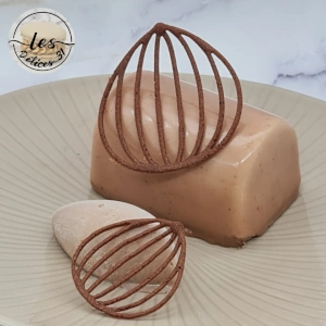 Buchette poire marron