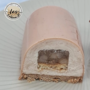 Buchette poire marron