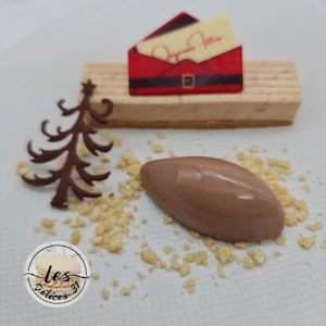 Entremet chocolat cacahuète