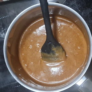 Bûche poire noisette