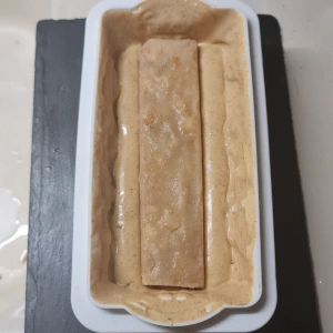 Bûche poire noisette