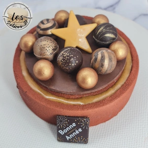 Entremet café noisette