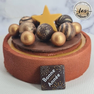 Entremet café noisette