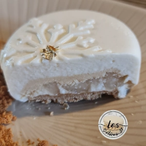 Entremet poire et spéculoos