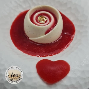 Entremet vanille fruits rouges