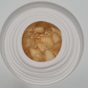 Entremet poire caramel