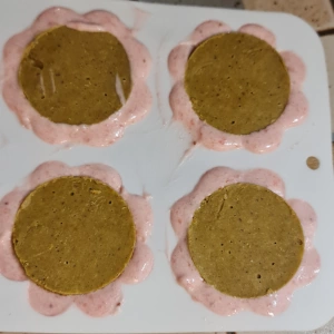 Trèfle pistache framboise