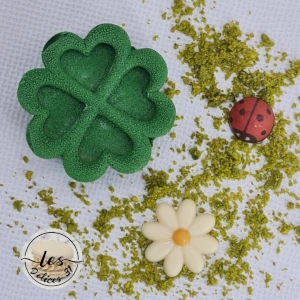 Trèfle pistache framboise