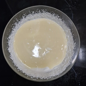 Entremet pistache fleur d'oranger