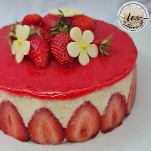 Fraisier crème mousseline