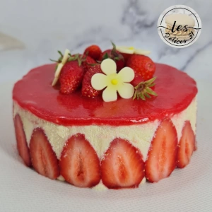 Fraisier crème mousseline