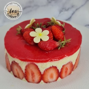 Fraisier crème mousseline