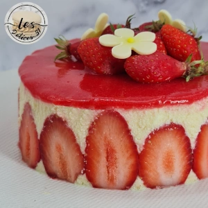 Fraisier crème mousseline