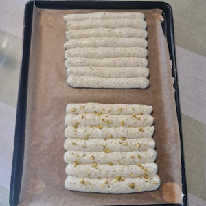 Succès pistache framboise