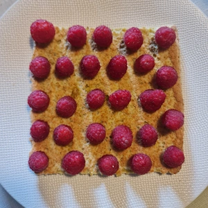 Succès pistache framboise