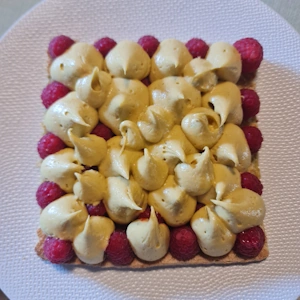 Succès pistache framboise