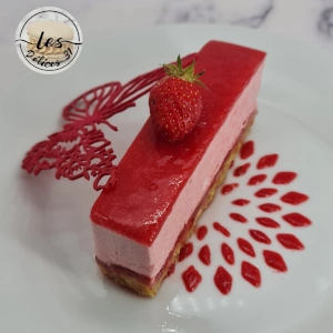 Gâteau fraise pistache