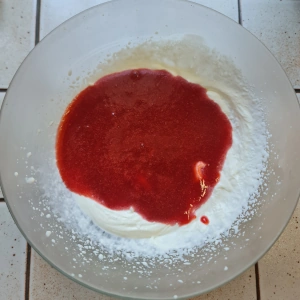 Dôme fraise