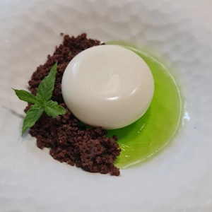 Entremet menthe cacao