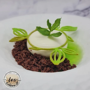 Entremet menthe cacao