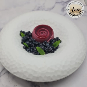 Panna cotta myrtille