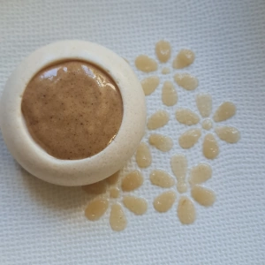 Entremet poire et noisette