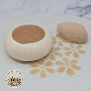 Entremet poire et noisette