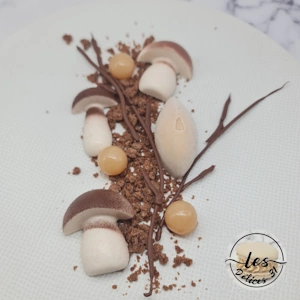 Champignons et poire