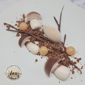 Champignons et poire