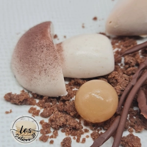 Champignons et poire